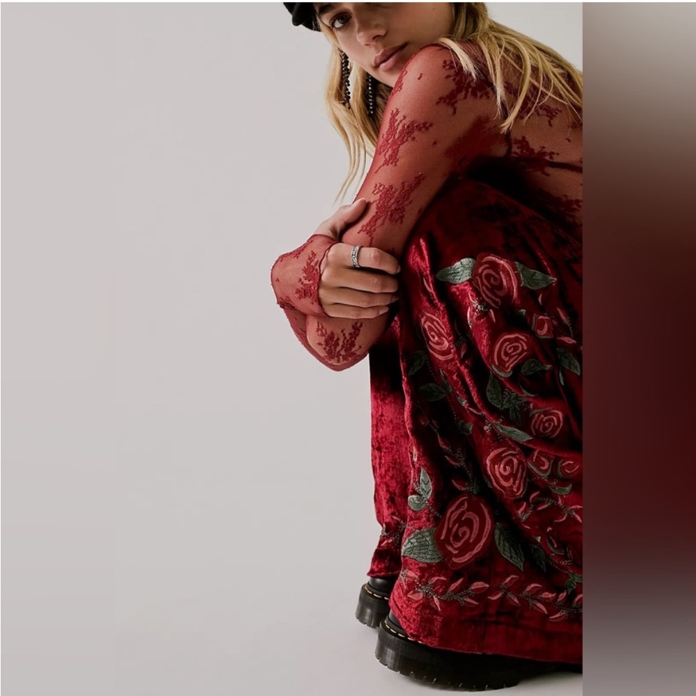 Anna Sui x Free People Velvet Pants